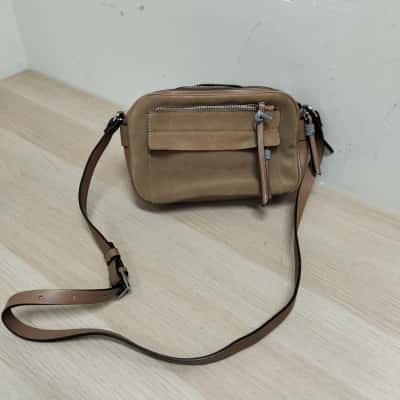 Parpois Khaki Crossbody  Bag VGUC