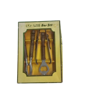 4 pc Deluxe bar set