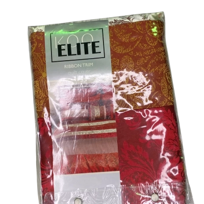 Koo Elite ribbon trim quilt cover double bed 