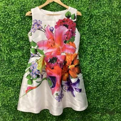  Womens  Size M Floral mini dress