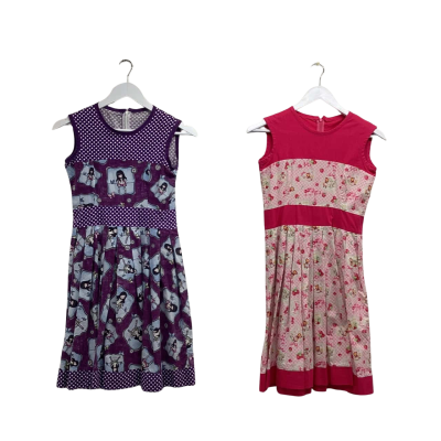 A pair of cute as a cupcake Handmade dresses Size Small