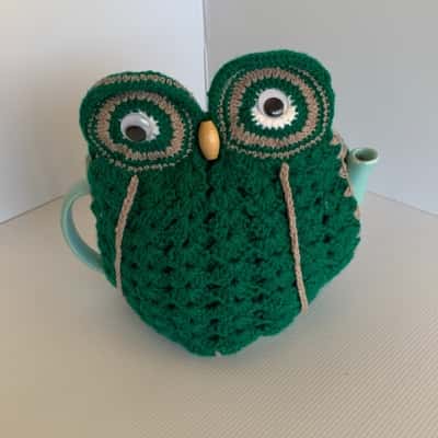Handmade Crochet Owl Tea Cosy