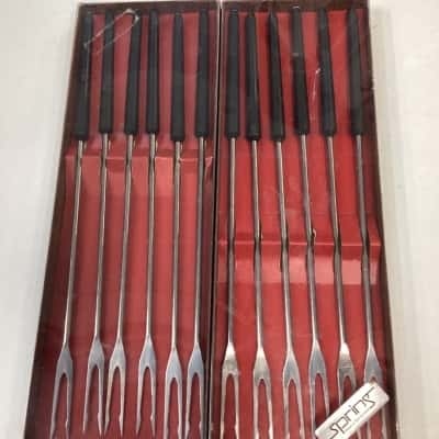 Spring of Switzerland fondue forks