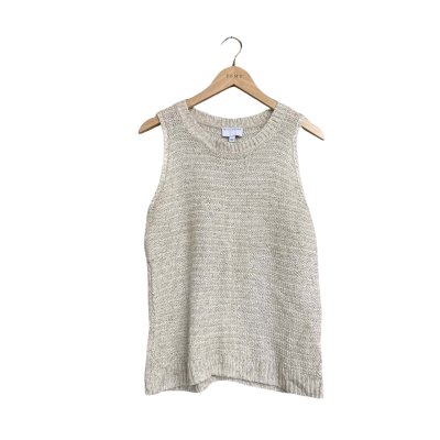 Witchery Womens  Size S Sleeveless Top Beige 
