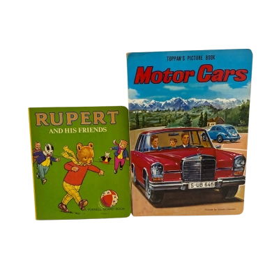 Vintage Board Book bundle - 2 Children's books