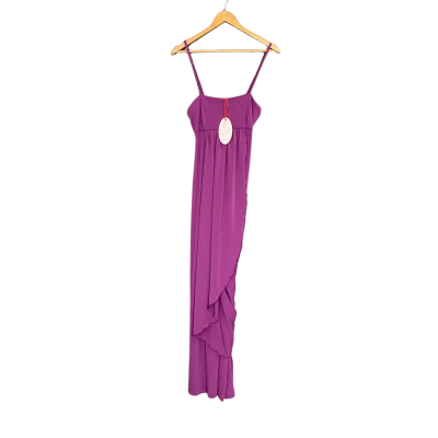 Leona Edmiston Purple light knit maxi dress Women's size 1  