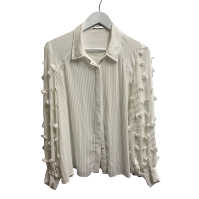 Sheike Womens  Size 14 Long Sleeve Top White 