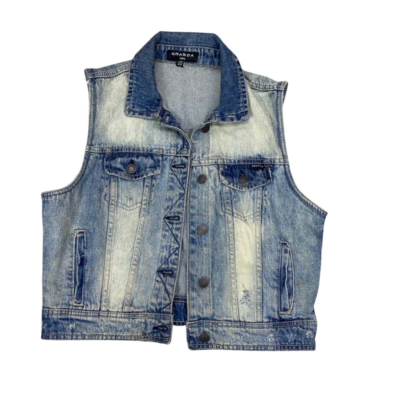 Ghanda Denim Vest Size 10