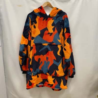 Snuggie Huggie Unisex Free Size Oversized Hoodie Camouflage 