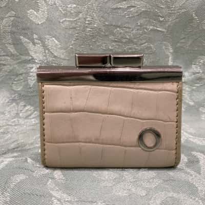 Vintage Oroton Womens Coin Purse Beige 