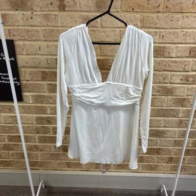 Oh Polly Womens white dress Size XL 