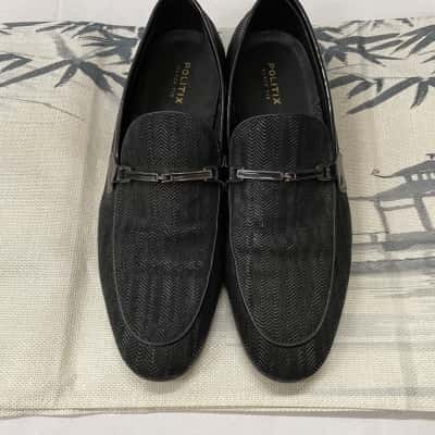 Politix Mens  Size 40 Dress shoes Black  