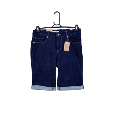 Womens Levi Strauss & Co. Size 28 Denim Shorts Navy Blue 