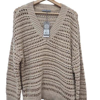 Katies Womens  Size M V-Neck Jumper (#15)
