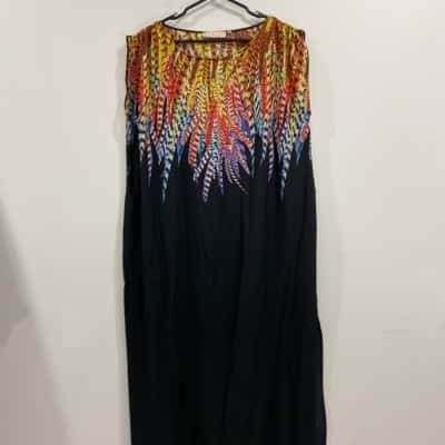 Billie & Blossom Kaftan Womens  Size 18 Black  / Multicoloured 