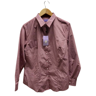 VanHeusen Womens  Size 16 Red Checked Shirt