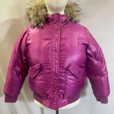 Little Marc Jacobs Kids Size 10 Puffer Jacket Pink  