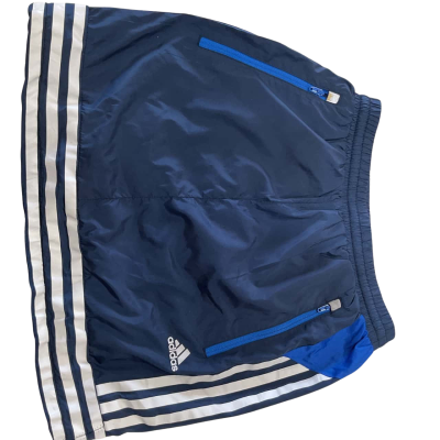 Vintage 90’s Navy Blue Adidas Nylon Track Shorts