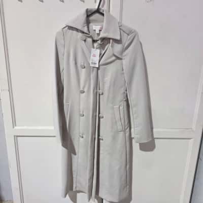 Kookai Womens  Size 36 Trenchcoat Beige 