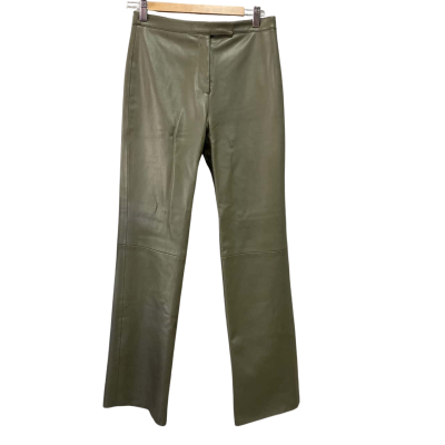 Henne Women's  Size 8 Straight Leg Pants Green 
