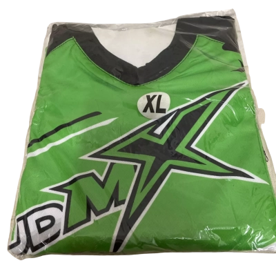  Mudmx Kids Motocross Sport Top and Pants  Black  / Green 