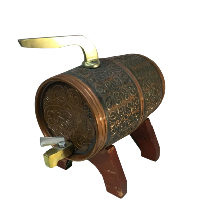 Vintage Russian USSR Miniature. Wine or Spirits Barrel 