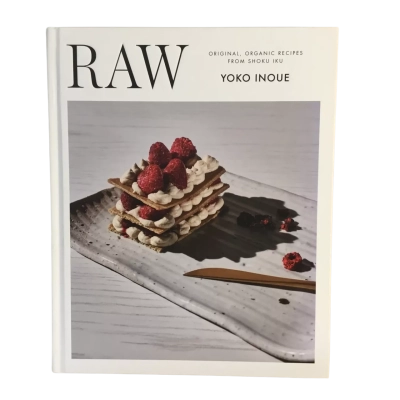 Raw Organic Recipes Hard Cover Book Yoko Inoue
