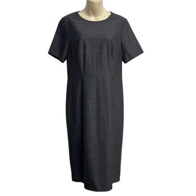 David Lawrence Size 12 Grey Dress