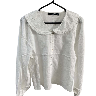 Sportsgirl Womens white long sleeve top Size 12 