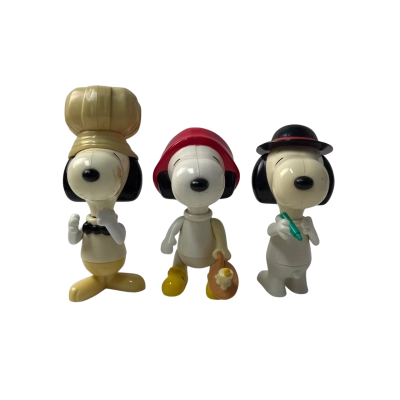 2000 McDonalds Snoopy World Tour Vintage Snoopy Figurines