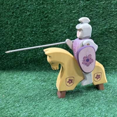 Ostheimer Purple Knight Riding With Yellow Horse 