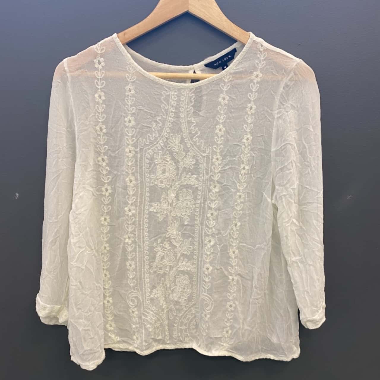 white blouse size 18