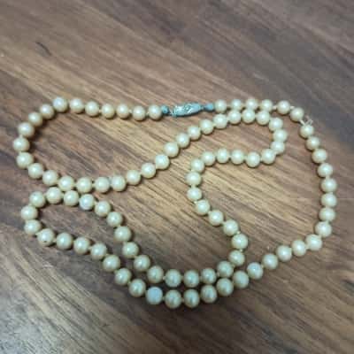 Necklace w/ 'STERLING' Stamped Clasp