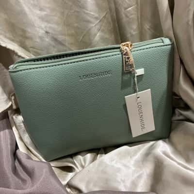 Louenhide Womens Cosmetics Bag Green 