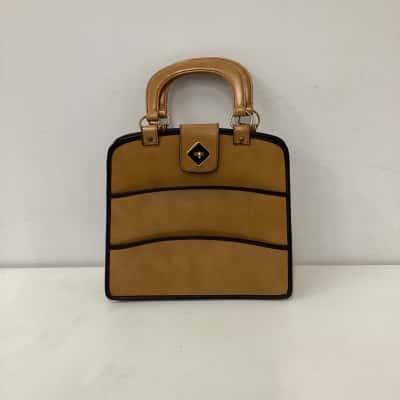 Rondo Leather Handbag Brown
