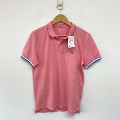 Giordano Wild Rose Polo Shirt  Size M 