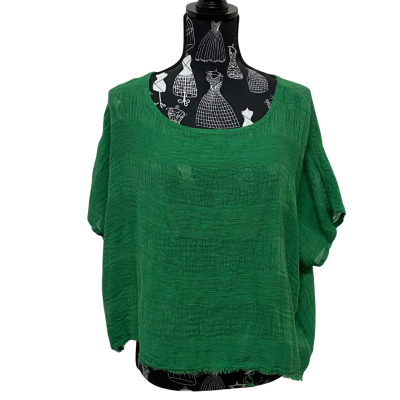 Picnic Womens  Size M Cropped Top Green BNWT