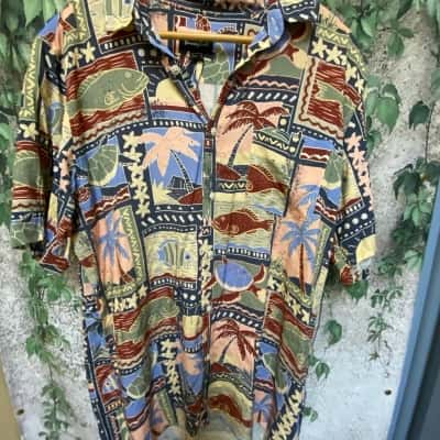 Barney Cools Men's  Size M Multicoloured Short Sleeve Shirt