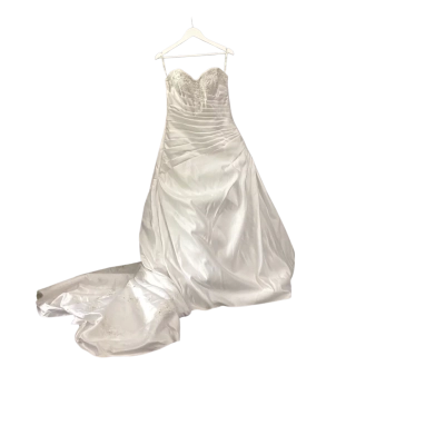  Womens Size 14 Wedding Dress White 
