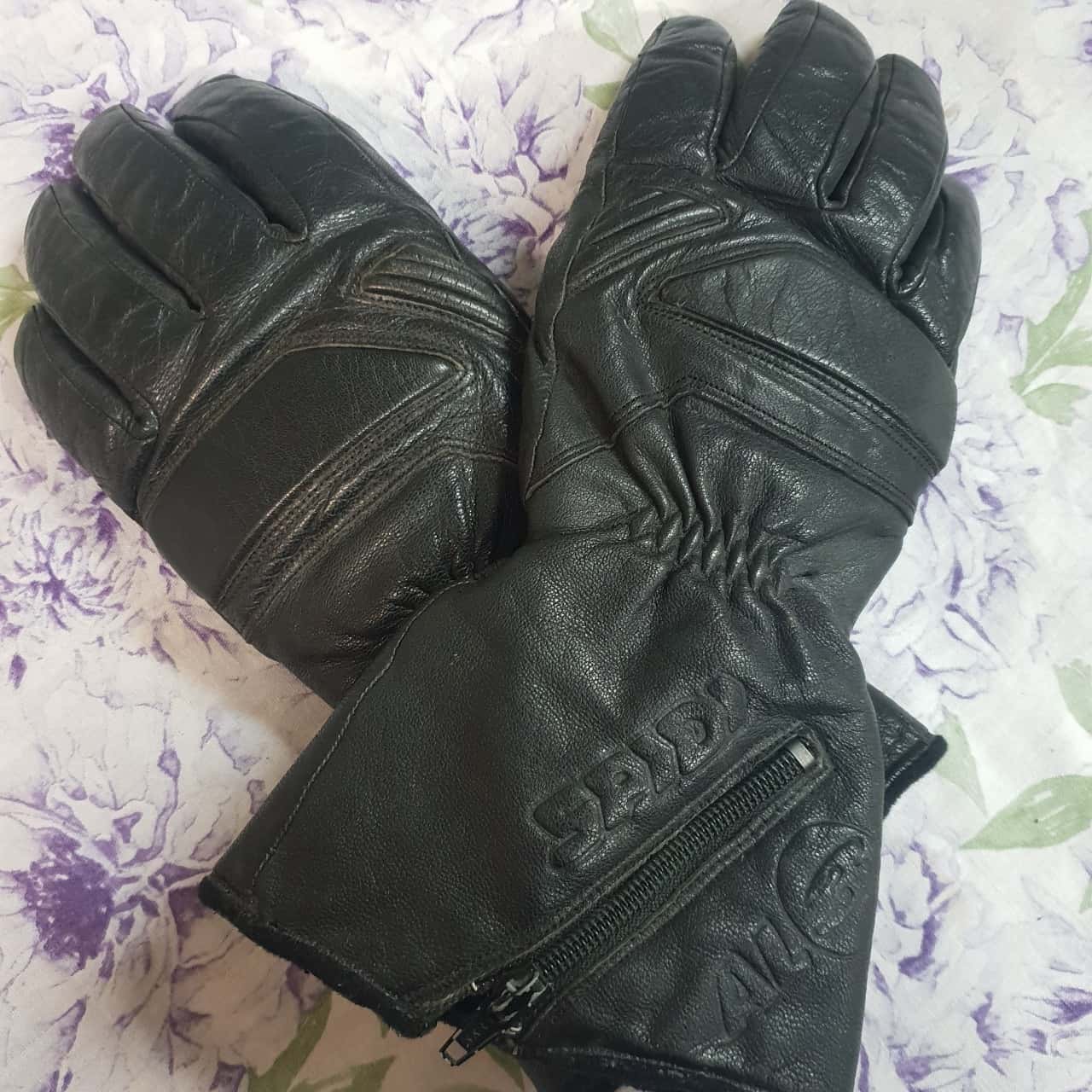 Mens Black Biker Gloves(s)