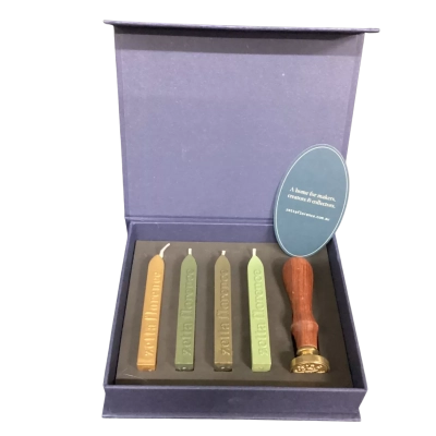 Zetta Florence Wax with Wick Sealing Kit Includes Letter “N”