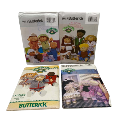 Vintage Cabbage Patch Bundle of 4 Clothes Paper
