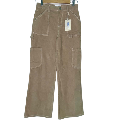  Womens  Size 12 High Waisted Pants Brown 