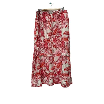 Millers Womens  Size XL Maxi Skirt Pink  / Red / White 