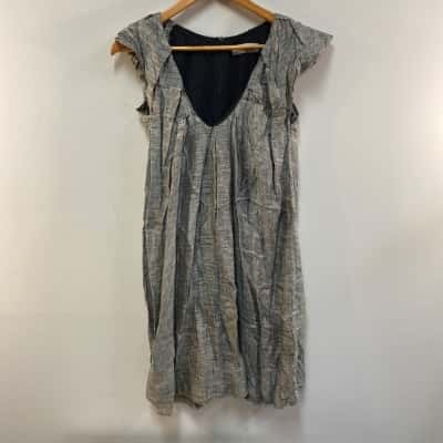 Willow Womens  Size 8 Sleeveless Dress  Black  / Grey 