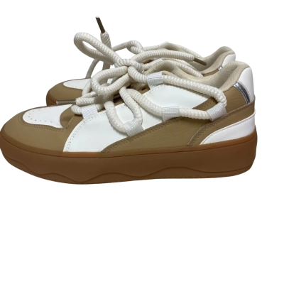  Womens  Size 9 Sneakers Beige / White 