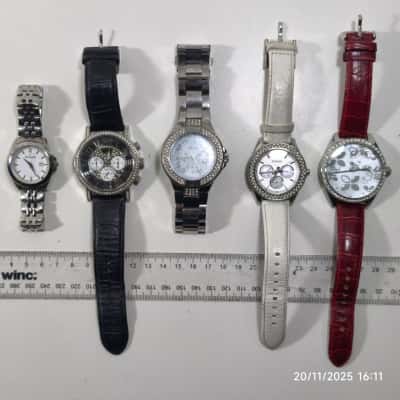 5pcs Watch Bundle PreOwned As Is 