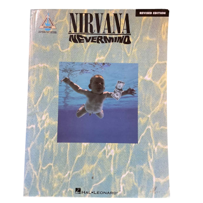 Nirvana “Nevermind” Sheet Music Book For Guitar With Lyrics