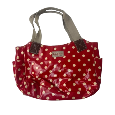 Cha Lita Wu Womens Red Polka Dot Handbag