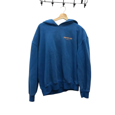 White Fox Womens  Size M / S Hoodie Blue AS IS see description